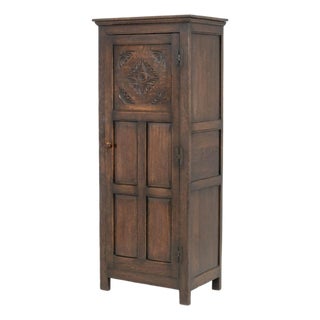 Jacobean Style Oak Wardrobe For Sale