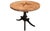 1950s French Ebony Wood and Inlaid Marble Pedestal Table For Sale In New York - Image 6 of 6