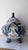 Vintage Chinoiserie Blue and White Ceramic Covered Footed Soup Tureen With Lid | Crackle Glaze Floral Decorative Centerpiece Pot For Sale - Image 13 of 14