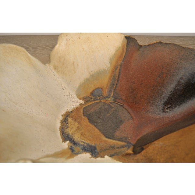 Large Mid 20th Century Studio Pottery Centerpiece Bowl For Sale - Image 4 of 6