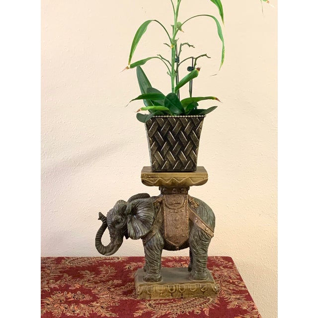 Vintage Elephant Plant Stand Chairish