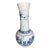 Large Heavy Chinese Vintage Porcelain Vase Blue & White For Sale