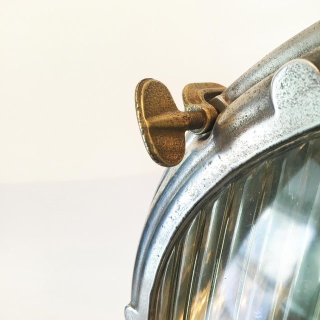 Metal Crouse Hinds Nautical Spotlight For Sale - Image 7 of 17