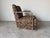 Thayer Goggin “Zac” Zebra Print Swivel Lounge Chair in Brushed Stainless Steel For Sale - Image 4 of 12