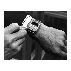 'Computer and Watch' Unframed Archival Pigment Print