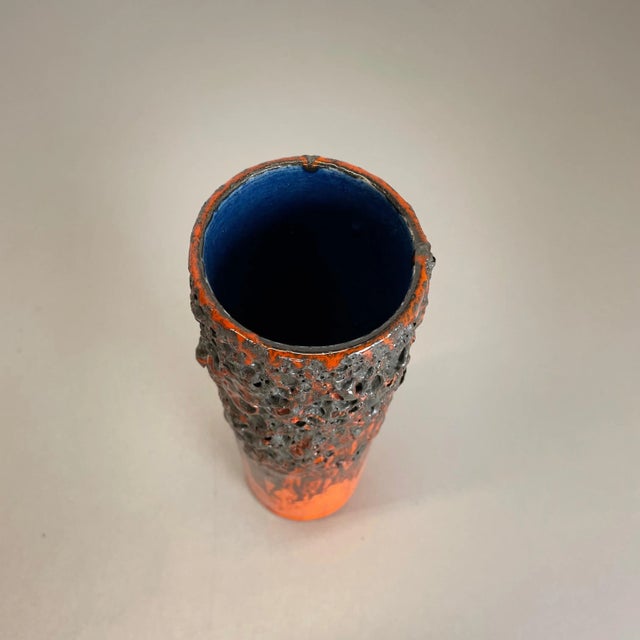 1970s German Glaze Ceramic Studio Pottery Vase from Otto Keramik, 1970s For Sale - Image 5 of 18
