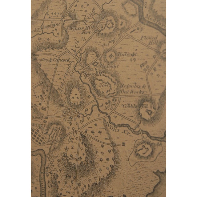 Gray General Washington's Revolutionary Campaign War Map Framed For Sale - Image 8 of 12