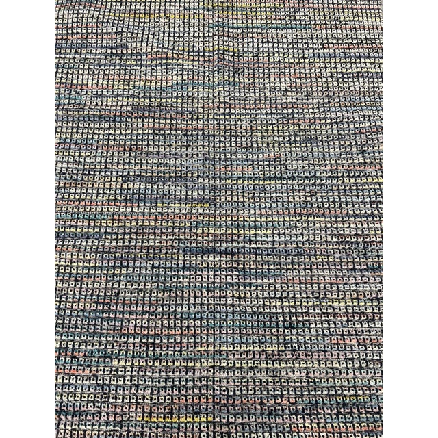 2020s Handmade Modern Wool Runner. 03'01" X 10'02" For Sale - Image 5 of 5