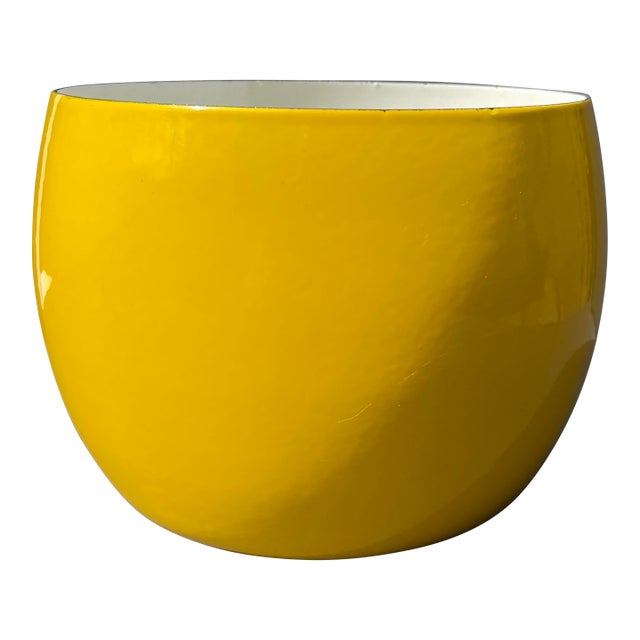 1970s Dansk Enamel Mid Century Modern Planter For Sale