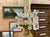 19th Century Gilded Wood Chandelier with Crystal Drops For Sale - Image 9 of 18