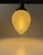 Scandinavian Art Deco Drop Shaped Pendant Lamp in Opaque Glass, 1930s For Sale - Image 3 of 10