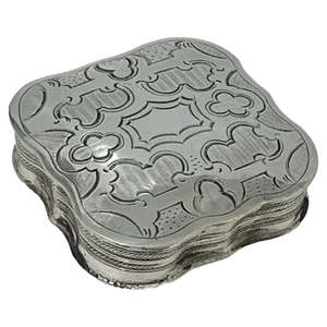 Dutch Silver Pill Box, 1852