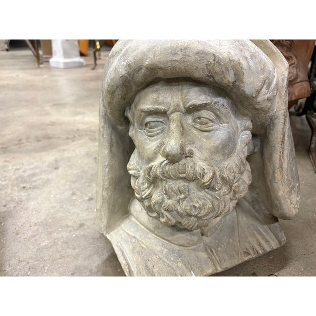 19th Century Italian Plaster Bust For Sale - Image 4 of 10
