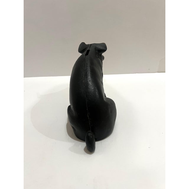 Vintage Cast Iron Piggy Bank For Sale - Image 4 of 6