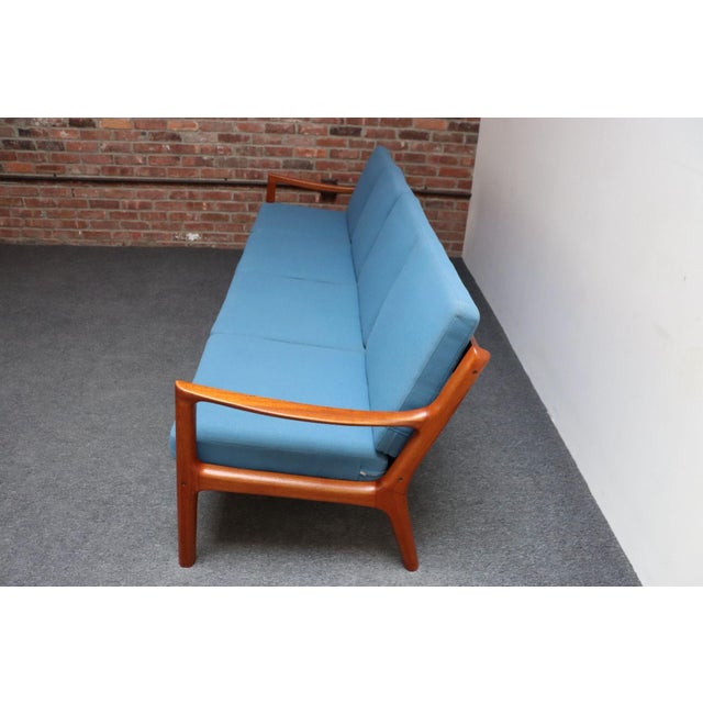 France & Son Danish Modern Four Seat Teak "Senator" Sofa by Ole Wanscher for France and Son For Sale - Image 4 of 12