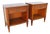 Mid Century Modern Side End Tables Nightstands a Pair 6306 For Sale
