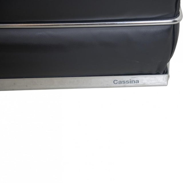 LC2 Chair in Black Leather from Le Corbusier, 2000s For Sale - Image 10 of 14