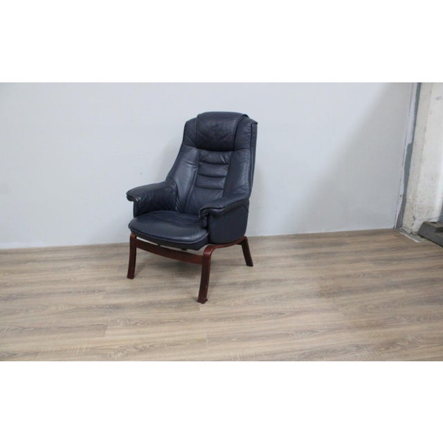 1990s Mid-Century Modern Swivel Lounge Chair from Möbelteam, 1970s For Sale - Image 5 of 11