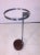 Wood Modernist Steel and Round Wood Base Umbrella Stand For Sale - Image 7 of 11