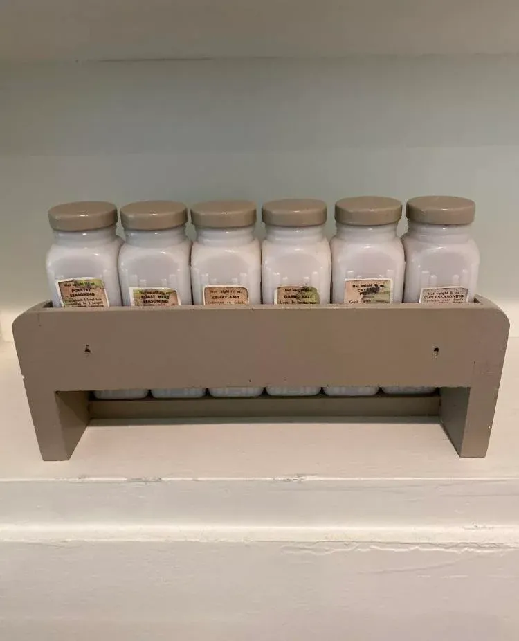 1940's Griffith Laboratories Spice Jars-Set of 12 | Chairish