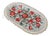 Traditional Karastan Decorette Poppy Moderne Floral Oval Area Rug Mat 45" For Sale - Image 3 of 12