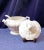 Mid-Century Modern 1960s Bordallo Pinheiro White Pear Soup Tureen 3 Piece Set With Ladle and Lid Portugese Majolica For Sale - Image 3 of 16