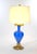 Antique French Painted Glass Table Lamps Gilt Bronze Mounts - Pair For Sale - Image 10 of 12