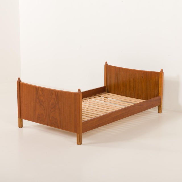 Vintage Danish Teak Children's Bed, 1960s For Sale - Image 10 of 10