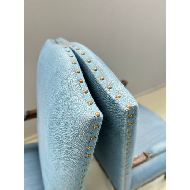 Louis XV Head Chair in Wood and Upholstery For Sale - Image 4 of 12