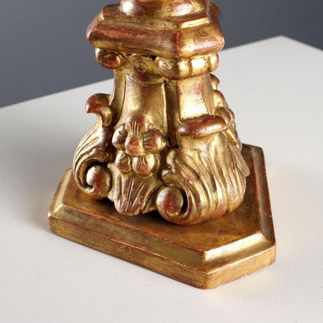 Wooden Torch Holders, Set of 2 For Sale - Image 6 of 9