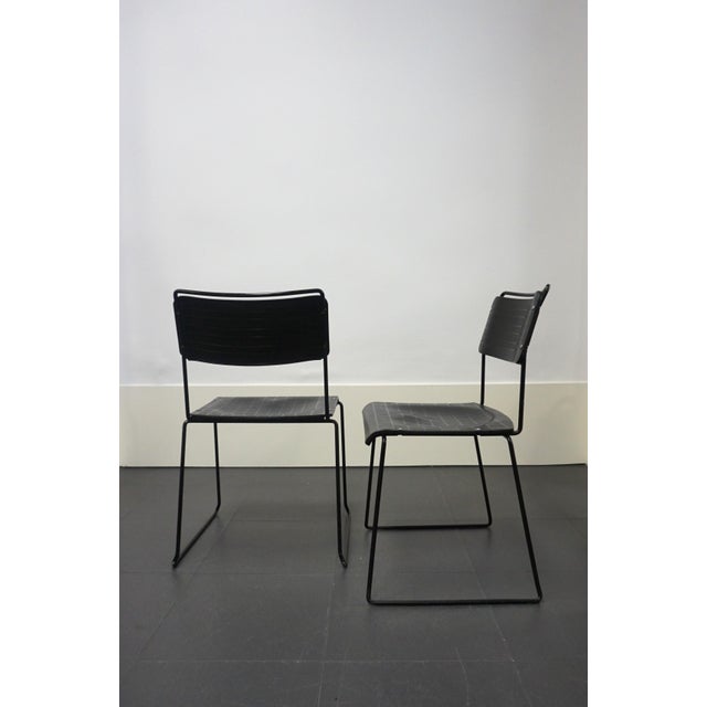 1980s Vintage Italian Side Chairs from Spilimbergo, 1980s, Set of 2 For Sale - Image 5 of 8