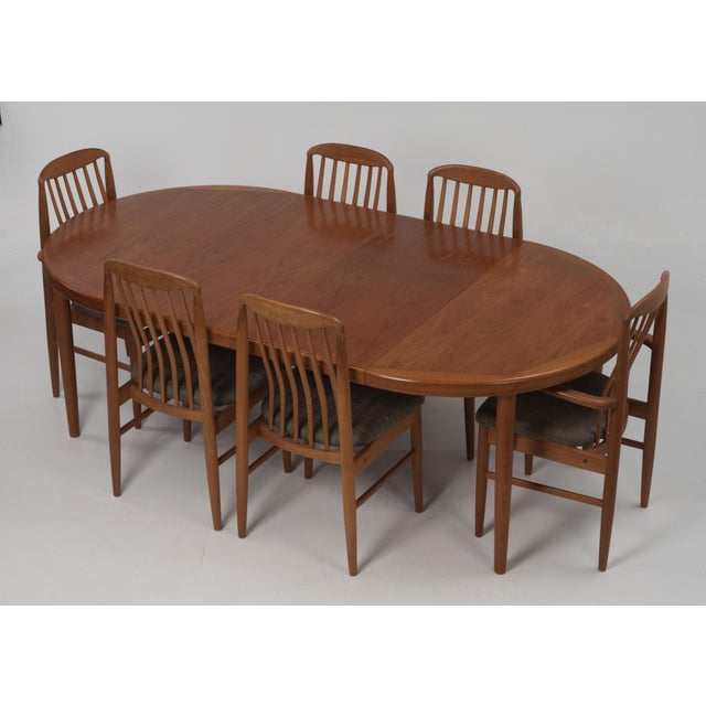 Mid Century Modern Round Danish Teak Dining Table Vejle ...