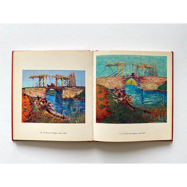 1970s Vincent Van Gogh Vintage 1975 First Edition Postimpressionist Lithograph Print Hardcover Modern Art Book For Sale - Image 5 of 18