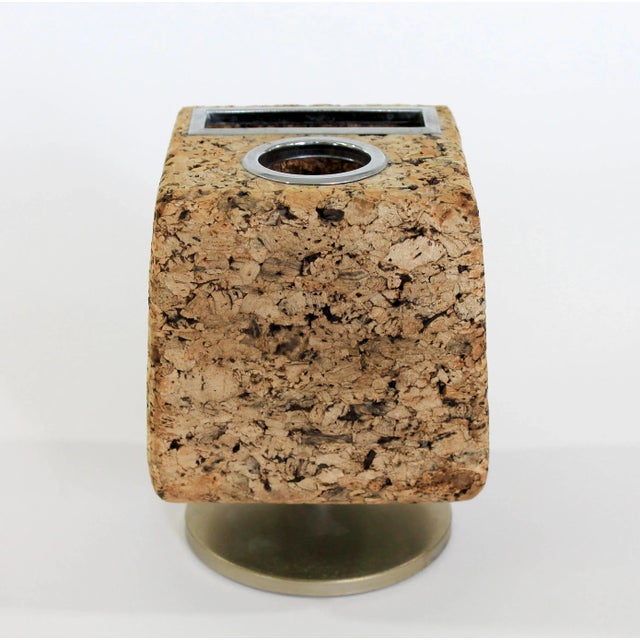 Vintage Park Sherman Swivel Cork Desk Organizer For Sale - Image 4 of 7