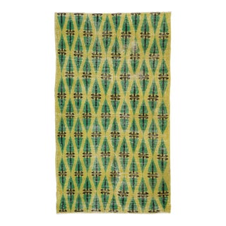 Mid 20th Century Zeki Muren Vintage Turkish Sivas Rug 04'02 X 07'01 For Sale