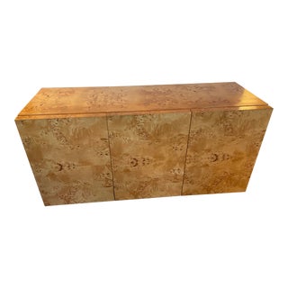 Burl Wood Credenza by Arthur Umanoff, Circa 1970s For Sale