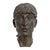 Brown French Vintage Massive Plaster Bust of a Woman For Sale - Image 8 of 8