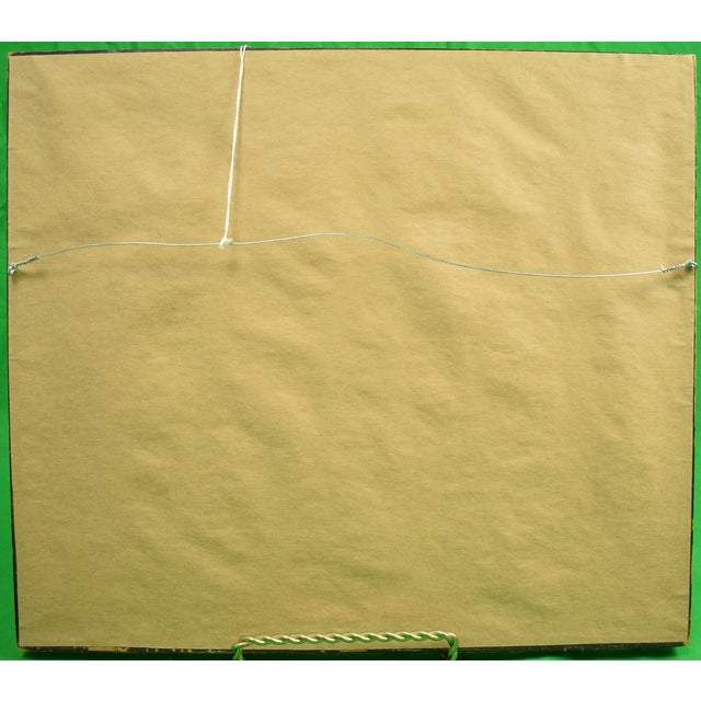 Paint Mid 20th Century Paul Desmond Brown Watercolour & Gouache Illustration of Polo Player For Sale - Image 7 of 8