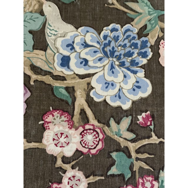 Schumacher Schumacher X Mary McDonald Bermuda Blossoms in Cocoa 175870 3 5/8 Yards Fabric For Sale - Image 4 of 6