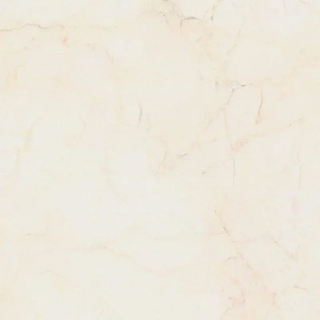 Crema Marfil marble table, made from a single solid block and worked with numerical control machines. Finished by expert...