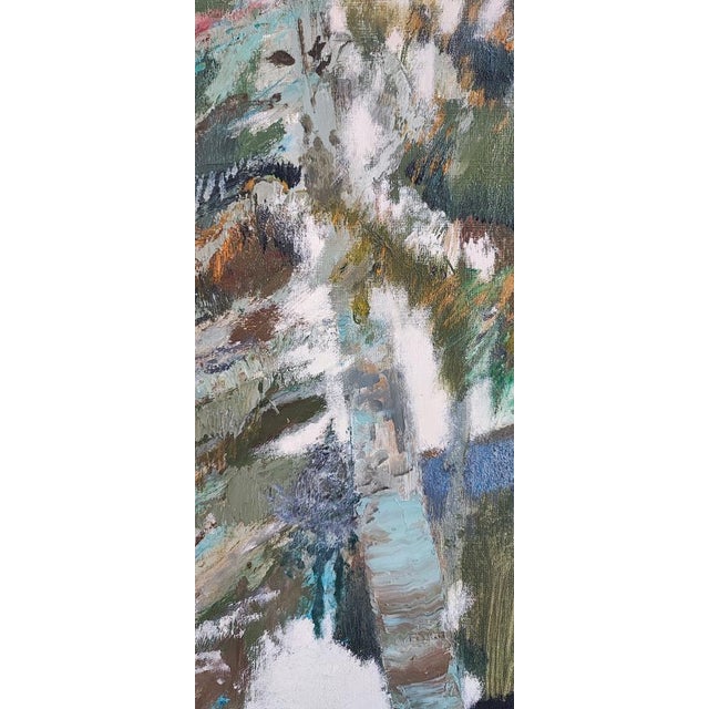 Guy Bardone, Les pins inclinés-Anzère, 1977, Oil on Canvas, Framed For Sale - Image 4 of 11