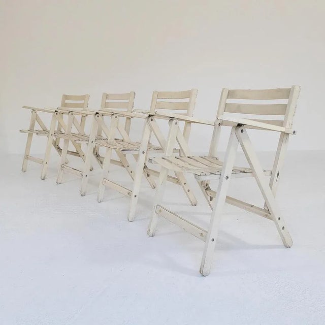 Folding Chairs by Fratelli Reguitti, 1960s, Set of 4 For Sale - Image 3 of 11
