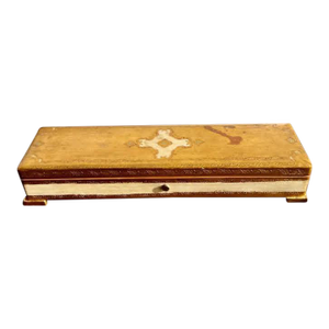 Reuge Sainte Croix Swiss Vintage Wooden Big Florentine Music Box, Numbered - It Plays the Song “Lullaby” by Wolfgang Amadeus Mozart