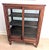 American Antique Mission Oak Showcase Store Display Cabinet Bookcase With Sliding Doors For Sale - Image 3 of 18