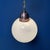 Opaline Glass Bulb Lamp with Copper Furrant For Sale - Image 16 of 18