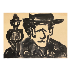 1960s Larry Connatser Figure Painting