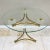 1970s Charles Hollis Jones Lucite Brass Glass Table For Sale - Image 10 of 10