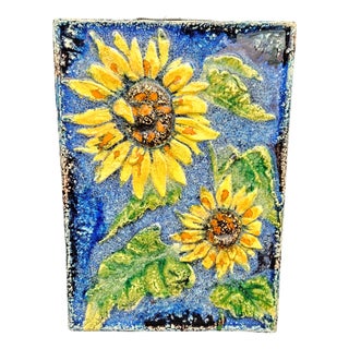 Vintage Ceramic Wall Tile from Meschede, 1967 For Sale