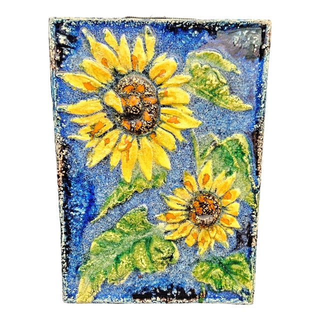 Vintage Ceramic Wall Tile from Meschede, 1967 For Sale