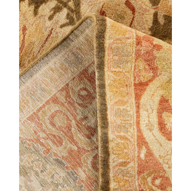 Mogul, One-of-a-Kind Hand-Knotted Area Rug - Green, 6' 3" x 8' 8" For Sale In New York - Image 6 of 8